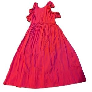 Do+be NWT Red Criss cross back maxi dress S